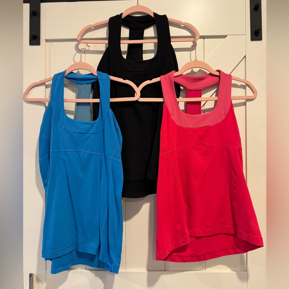 3 Lululemon tanks